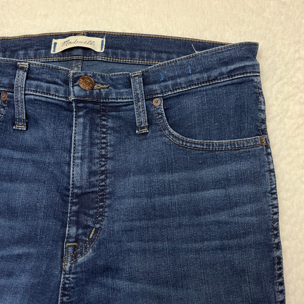 Madewell Jeans Womens 29 Blue 10 High-Rise Skinny F4684 Dark Wash Stretch Denim